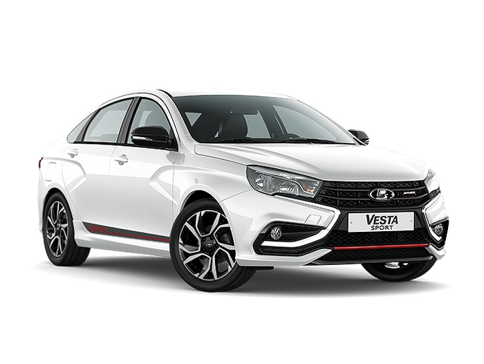 Lada Vesta Sport Белый "Ледниковый"
