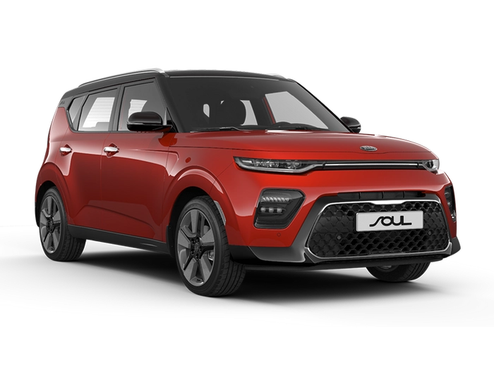 KIA Soul Red (black roof)